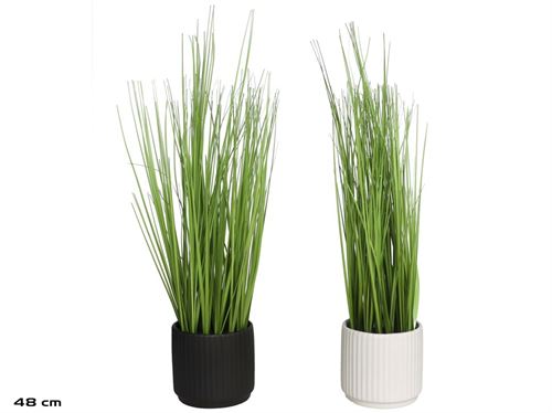 132082 VASO CERAMICA GRASS SORT 48 CM
