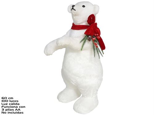 171395 URSO POLAR 50 LUZES 60CM