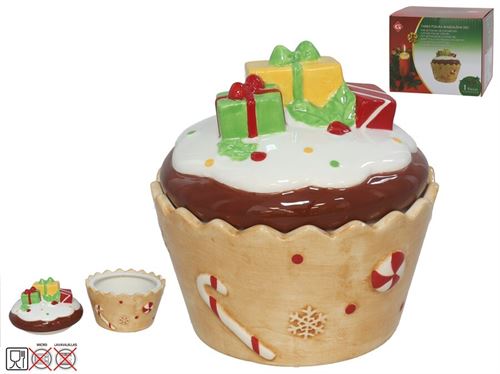 287676 CAIXA CERAMICA BISCOITO 14,5X14,5X14,5CM