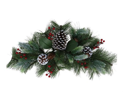 CENTRO NATAL SNOW PINE CONES 75CM