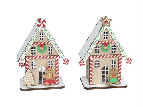 GINGER HOUSE 5 LUZES 11X6,5X15 CM 2STD