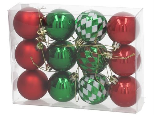 354934 BOLA NATAL 12PÇS