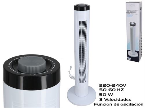 422305 VENTILADOR DE TORRE 45W 81X26,5X26 CM
