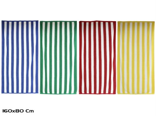 435916 TOALHA PRAIA LAZIO 3 COL SRT 146X73 CM