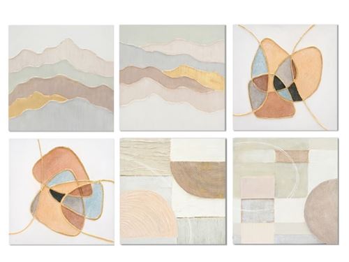 439921 QUADRO CASPER 6 SURT 100% 60X60X4 CM