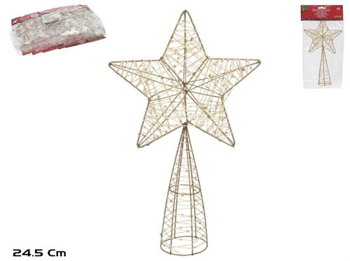 476483 PONTA ESTRELA MTL 14X24,5CM