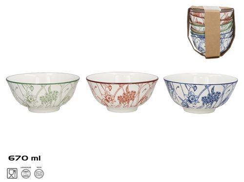 479866 TIGELA CERAMICA 15,3 CM RONNIE 3 SURT