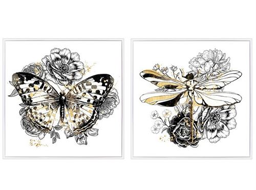 482088 QUADRO CANVAS  RAISO 40X40X2CM 2 SURT