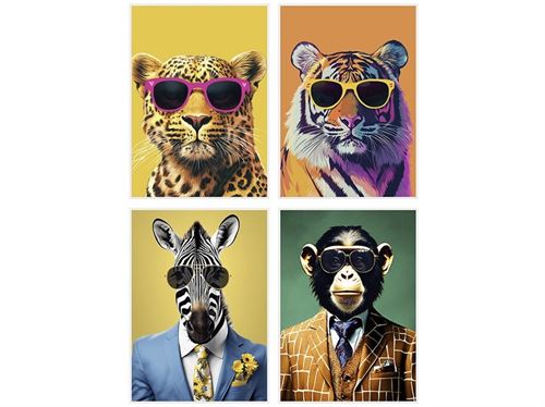 482682 CANVAS  KERANI 50X70X3CM 4 SURT