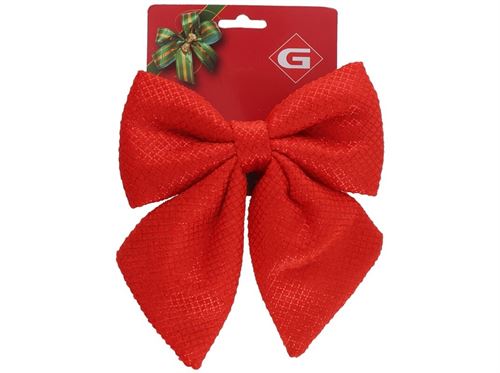 483283 LAÇO NATAL 16X20,5CM VERMELHO