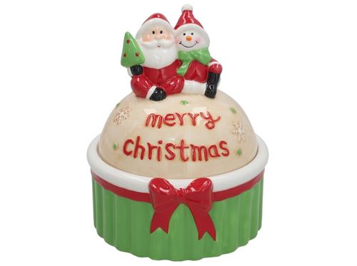 498577 RECIPIENTE XMAS 16,8X16,2X20,2CM
