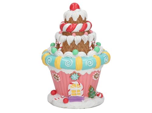 515502 CASINHA DEZEMBRO SORVETE 14X14X20CM