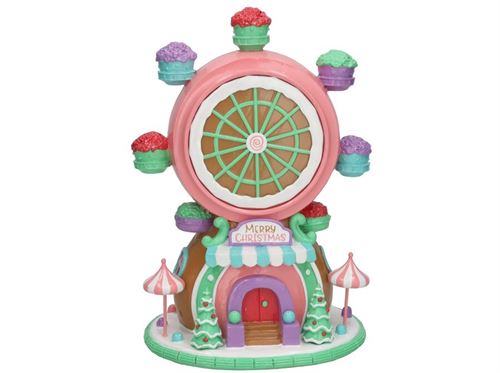 515625 FIGURA CUPCAKES RODA GIGANTE 22,5X16,5X31CM