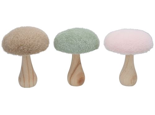 523682 COGUMELO DECORATIVO 10,5X10,5X13CM