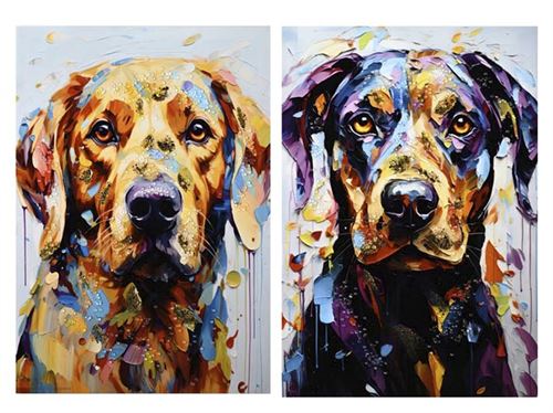 530062 QUADRO DOGHI 40X60CM 2 SURT.