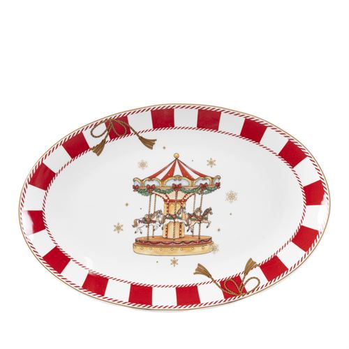 24783 TRAVESSA OVAL PORCELANA 35CM