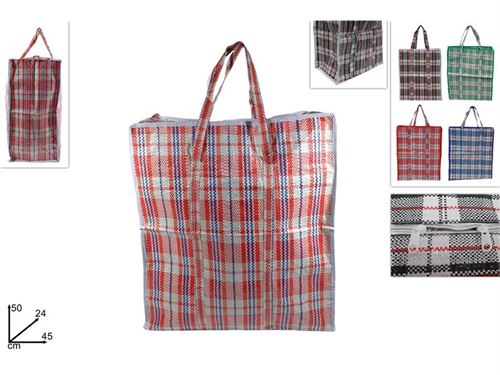 366680 SACO RAFIA COM ASA 40X22X66CM