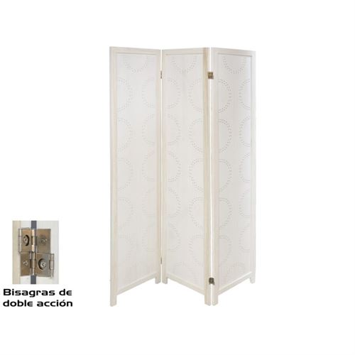 BIOMBO 120X2X70CM ARES BRANCO