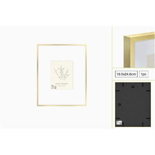 P130195692 MOLDURA METAL AL-1021D/16x20-DOURADO