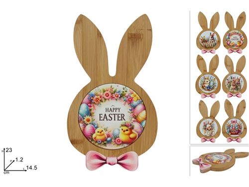 425450 TABUA MADEIRA CERAMICA PASCOA