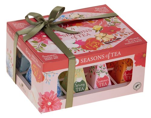 996611 CAIXA CHA 4 ESTAÇOES 12PÇS