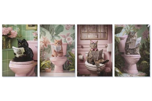 CU-226535 QUADRO CANVAS MDF 40X1,8X60 LACQUERED 4 MOD.