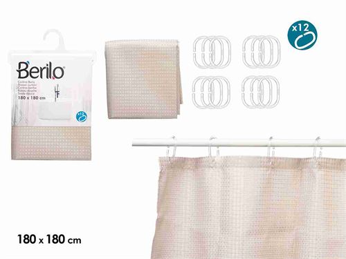89382 CORTIA PONTOS 180X180CM POLIESTER