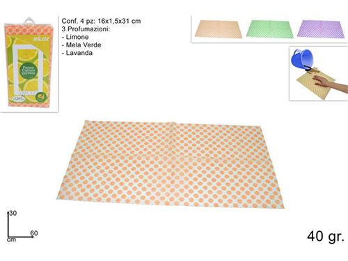 295311 PANO MULTIUSO 30X60CM 4PÇS