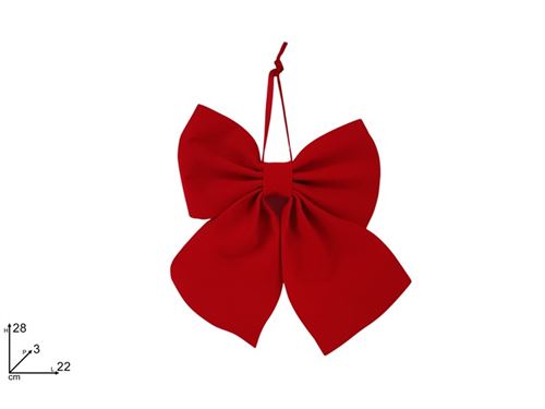 490366 LAÇO VERMELHO VELUDO