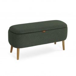 22920008 BANCO DE CAMA MANIKO VERDE 94,5X37X44,5CM