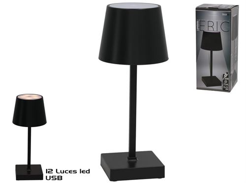 213620 CANDEEIRO MESA CRIS 12LED 25CM