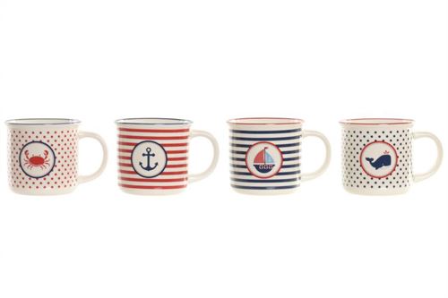 PC-224353 CANECA PORCELANA NEW BONE 12,5X9,5X9CM