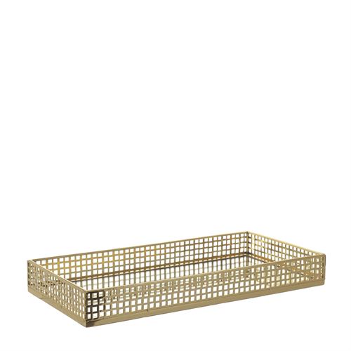 51614 TABULEIRO INOX E ESPELHO  C 40,00 L 20,00 A 5,00