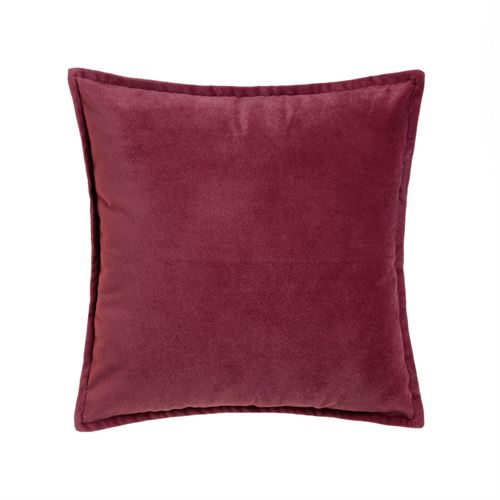 808057 ALMOFADA BURN OUT VELVET ESTELA GARNET 45 X 45 CM