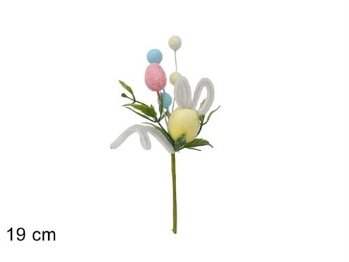 422299 PICK PASCOA OVO BAGAS 20CM