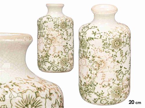 14036 JARRA CERAMICA NONNA VERDE 20,5CM