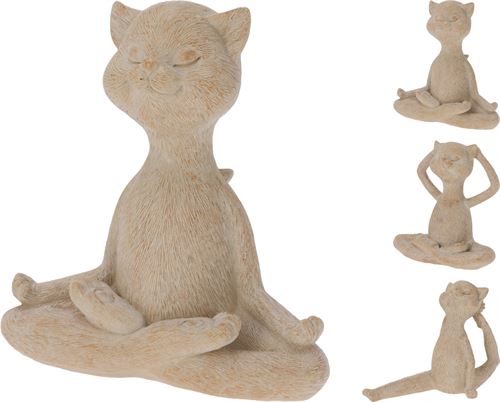 252731620 GATO RESINA YOGA 14CM