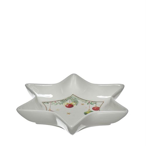24670 PRATO ESTRELA CERAMICA NATAL 23X23CM