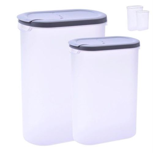 645090 SET 2 FRASCOS C/TAMPA 2,1L/3,8L 645-090