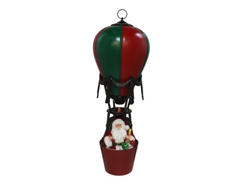 FIGURA DO PAI NATAL EM BALÃO VERDE/VERMELHO