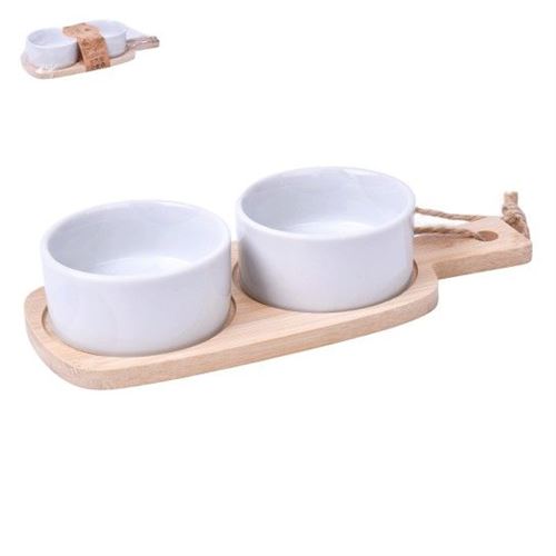 954024 TABUA BAMBU C/ 2 TAÇAS SK 954-02