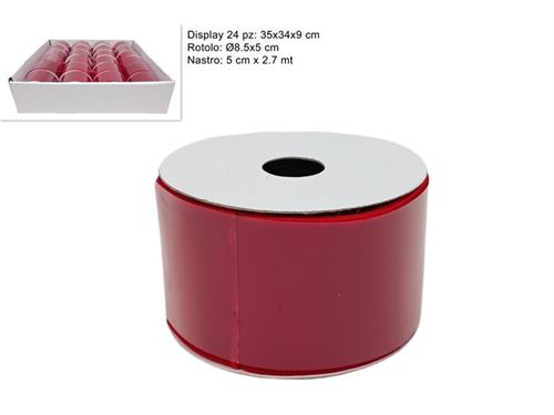 404943 FITA NATAL VERMELHO 5X270CM