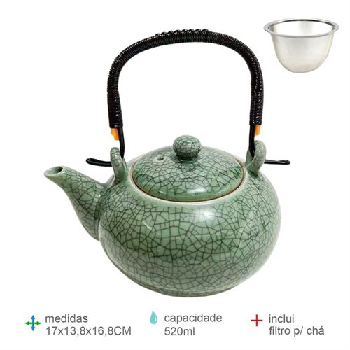 BC-79311 BULE CERAMICA 520ML 17X13,8X16,8CM