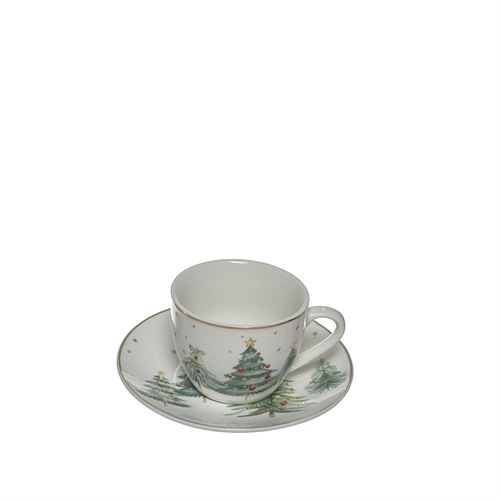 24679 CHAVENA CAFE CERAMICA 6PÇS ARVORE