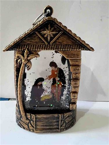 PR-78772 LANTERNA PRESEPIO AGUA 7,8X4X12,7CM