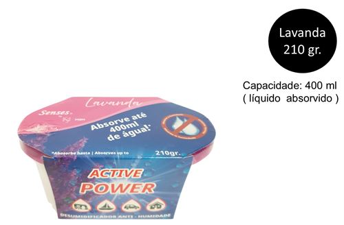 25218 DESUMIDIFICADORES LAVANDA 400ML/210GR