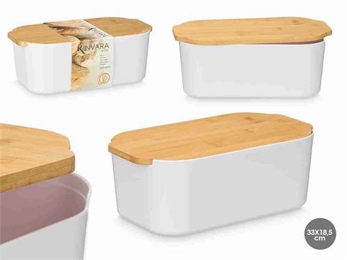 93495 CAIXA PAO TAMPA BAMBU 4,5L