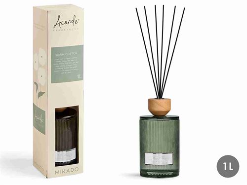 12001DIFUSOR MIKADO 1000ML WARM COTTON
