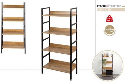 18417 ESTANTE 4 PRATELEIRAS 60X28X126CM