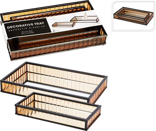 DD1100020 TABULEIRO SET2 CASTANHO 24X14X3,5
